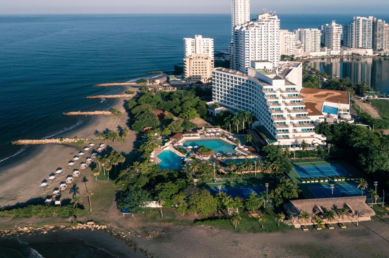 Aerial View of the Hilton Cartagena Hotel